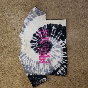 Cropped tye dyed t-shirt